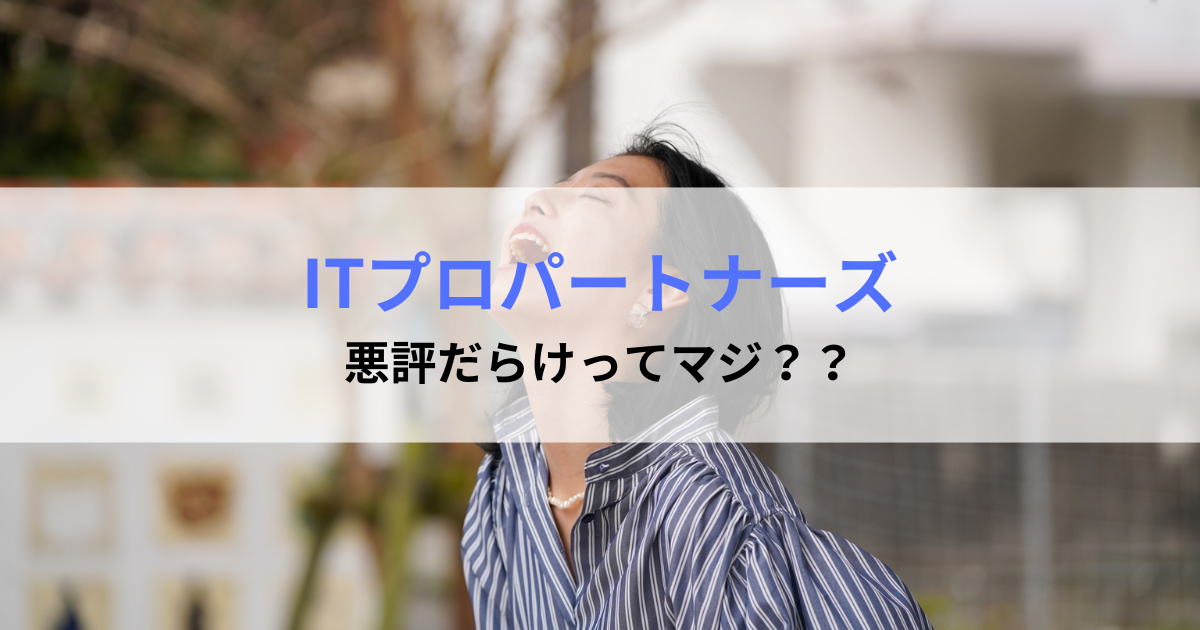 ITプロパートナーズは悪評だらけなの？！